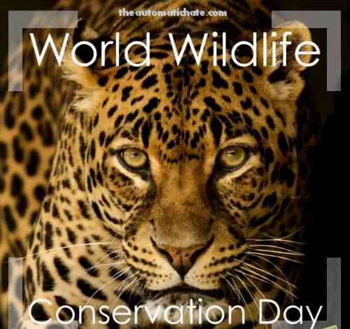 world Wildlife Conservation Day Quote.