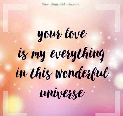 short romantic quote for her.